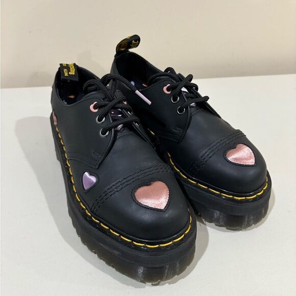 Doc martens 1461 Quad Heart Platform - Picture 1 of 12
